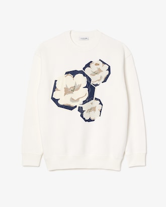 플라워 그래픽 스웻셔츠