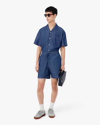릴랙스 핏 데님 쇼츠