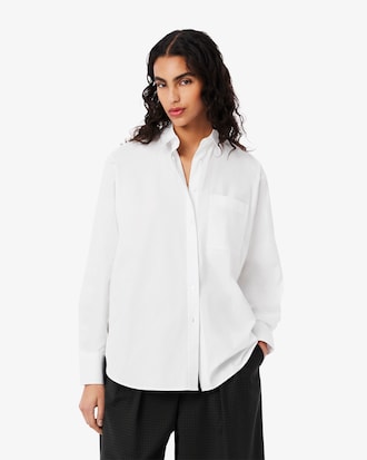 오버사이즈핏 포플린 셔츠