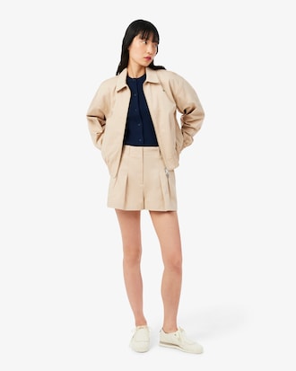 라이트 코튼 크루넥 가디건