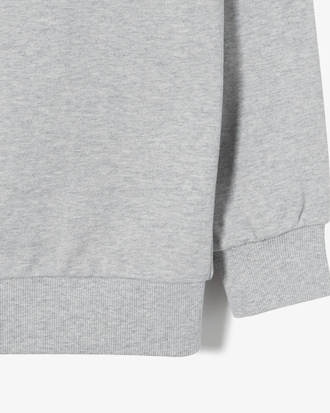 베이직 반집업 스웻셔츠