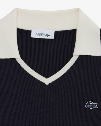 V넥 카라 긴팔 스웨터