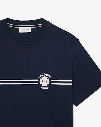 테니스 스트라이프 티셔츠