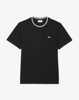 넥 팁핑 반팔 티셔츠