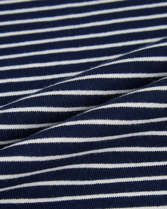 스트라이프 크루넥 스웻셔츠