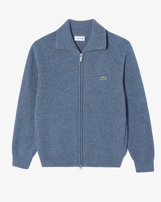 립 조직 풀집업 가디건