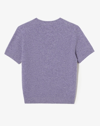 알파카 울 반팔 스웨터