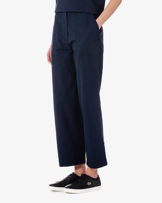 린넨혼방 크롭 팬츠