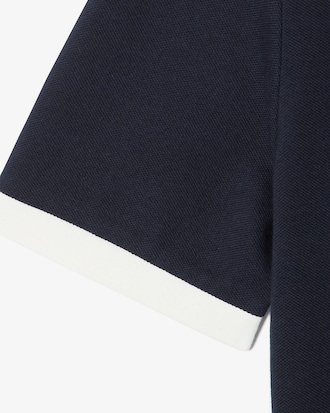 슬림핏 롱기장 피케 드레스