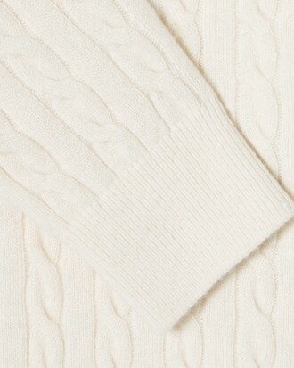 여아 울 케이블 가디건