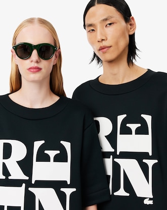 더블 페이스 RENE 프린트 티셔츠