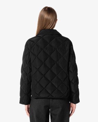 리버시블 퀼팅 카라형 점퍼