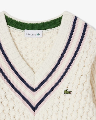 키즈 V넥 스웨터