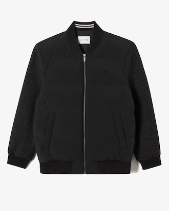 울 저지 하이브리드 자켓