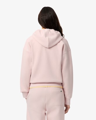 더블페이스 피케 후드집업 스웻셔츠