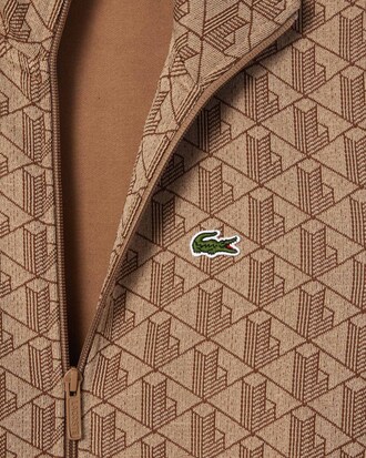 모노그램 자카드 트랙자켓