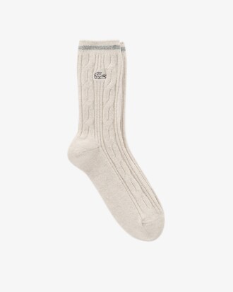 캐시미어 블렌드 케이블 중목 양말