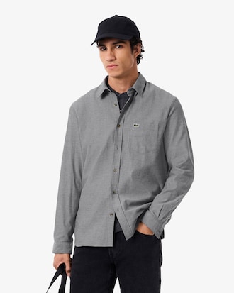 플란넬 헤링본 셔츠