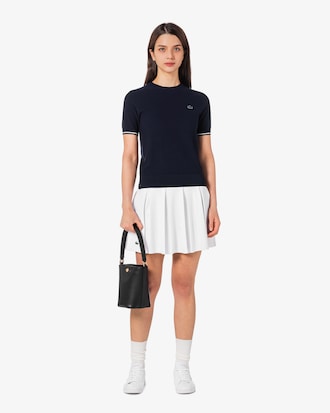 베이직 반팔 라운드 스웨터