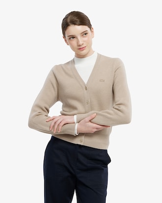 베이직 브이넥 가디건