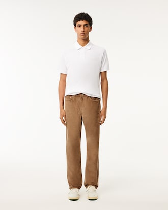 스트레이트 핏 코듀로이 팬츠