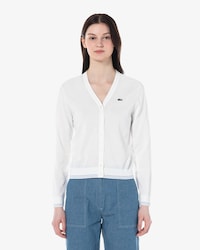 썸머 브이넥 티핑 가디건