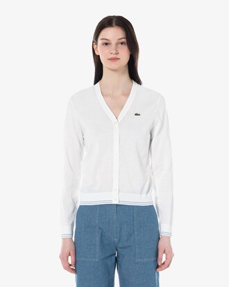 썸머 브이넥 티핑 가디건