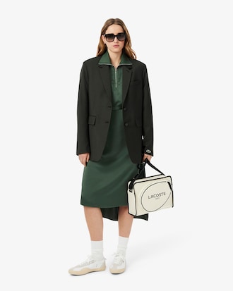 플루이드 지퍼 디테일 드레스