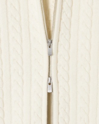 케이블 집업 가디건