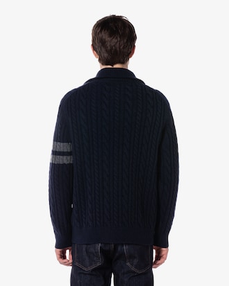 케이블 집업 가디건