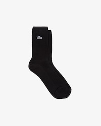 여성 베이직 립조직 중목 양말
