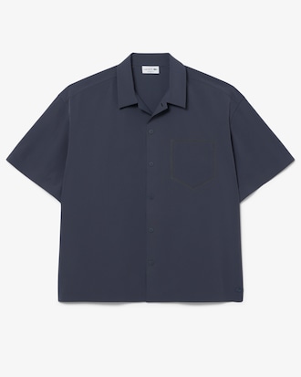 체스트 포켓 디테일 반팔 셔츠