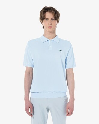 컬러티핑 반팔 폴로 스웨터