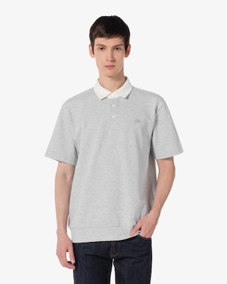 오버핏 밀라노 배색 카라 폴로 셔츠