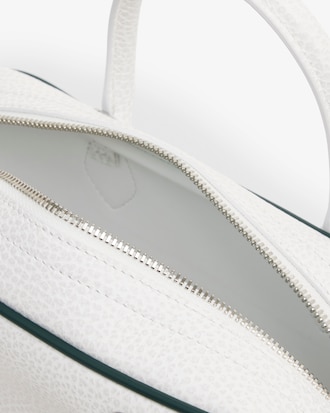 런웨이 쇼 스몰 프린트 레더 짐백