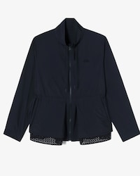 오픈워크 디테일 중기장 점퍼