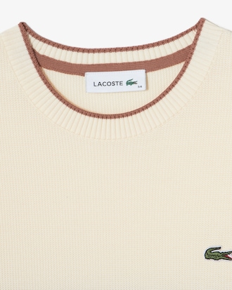 스트라이프 반팔 스웨터