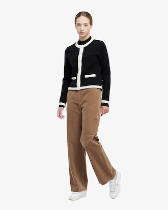 울 자켓형 가디건