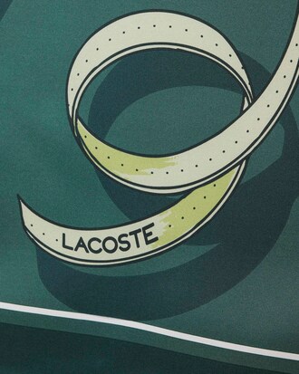 테니스 그래픽 실크 스카프