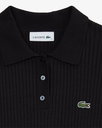 립조직 반팔 스웨터 폴로