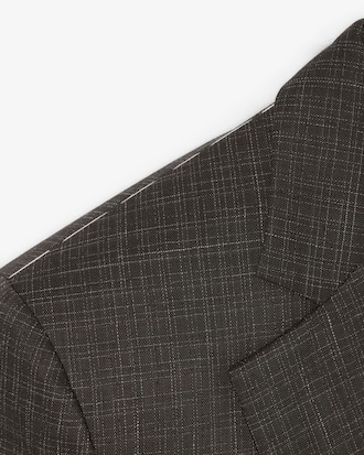 유니섹스 헤비 울 노치드 라펠 재킷