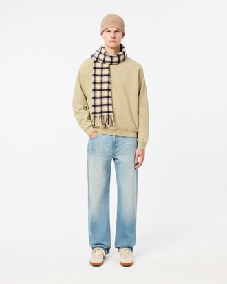 면 소재의 톤온톤 비니