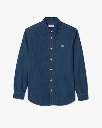 데님 셔츠 인디고