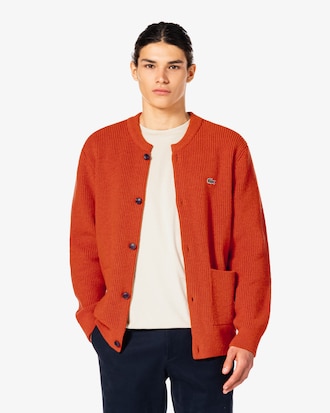 크루넥 방모 가디건