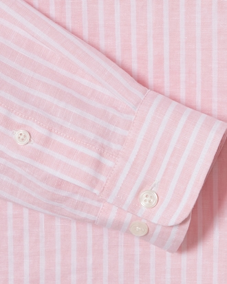 린넨 스트라이프 셔츠