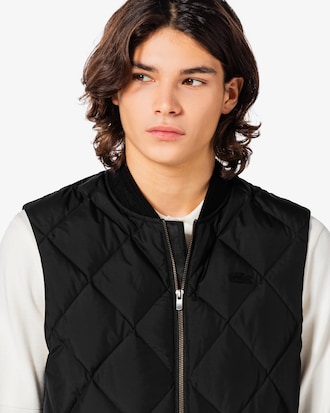 다이아 퀼팅 다운 베스트