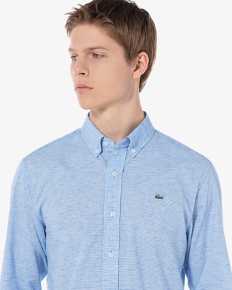 뉴 린넨 체크 셔츠