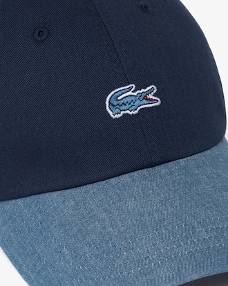 면 트윌 컬러블록 야구모자