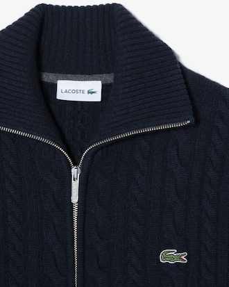 케이블 집업 가디건