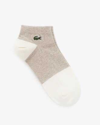 남성용 컬러 블록 앵클 양말